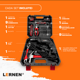 Taladro Percutor Eléctrico 13mm LERNEN + Accesorios