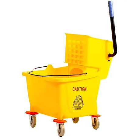 Carro Estrujador De Aseo Mopa 33 litros Amarillo