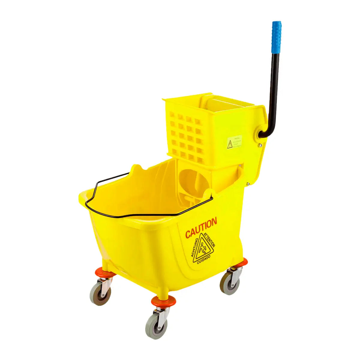 Carro Estrujador De Aseo Mopa 33 litros Amarillo Lernen