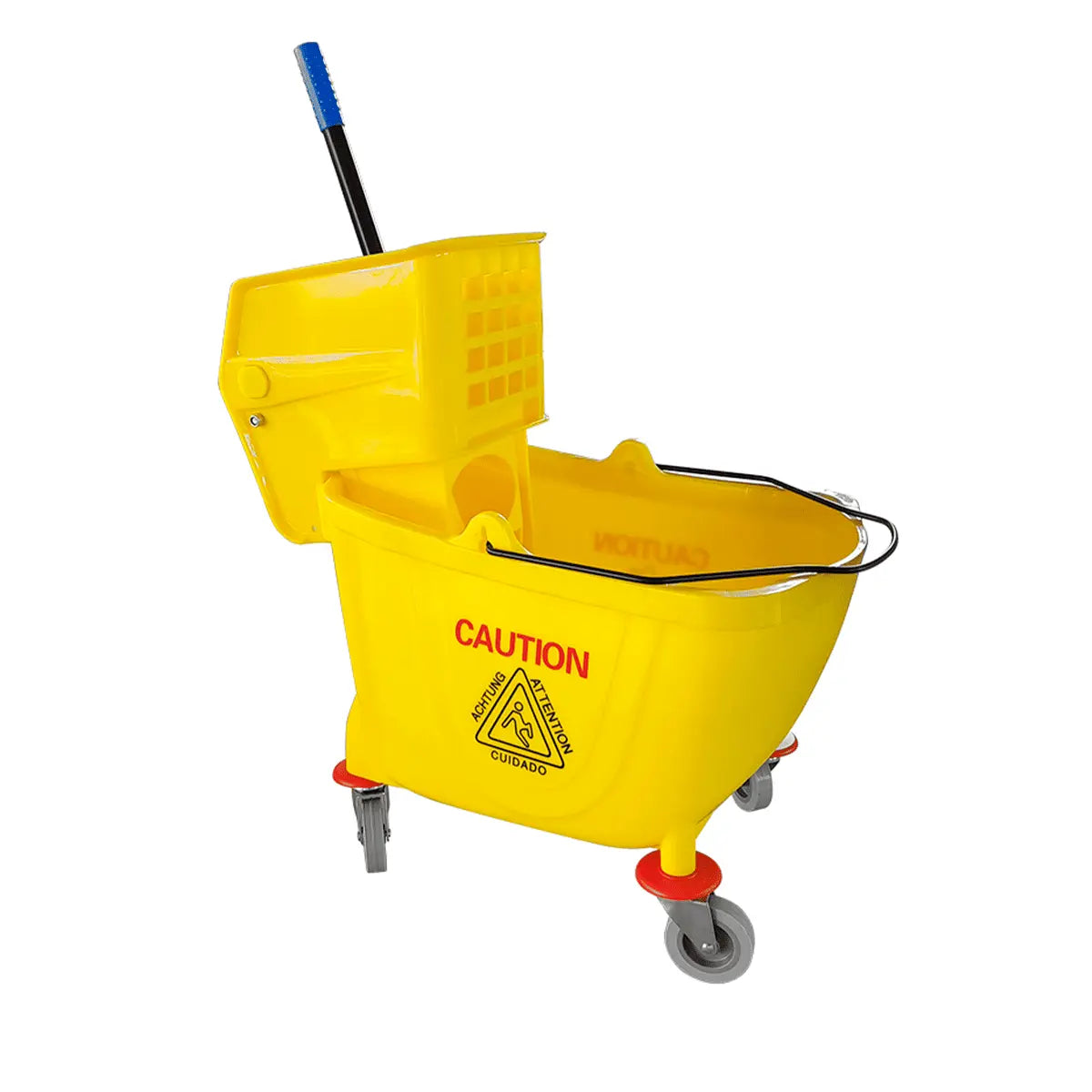 Carro Estrujador De Aseo Mopa 33 litros Amarillo Lernen