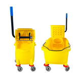Carro Estrujador De Aseo Mopa 33 litros Amarillo Lernen
