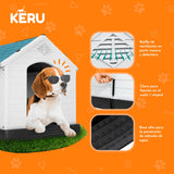 Casa para Perro Cuadrada Keru