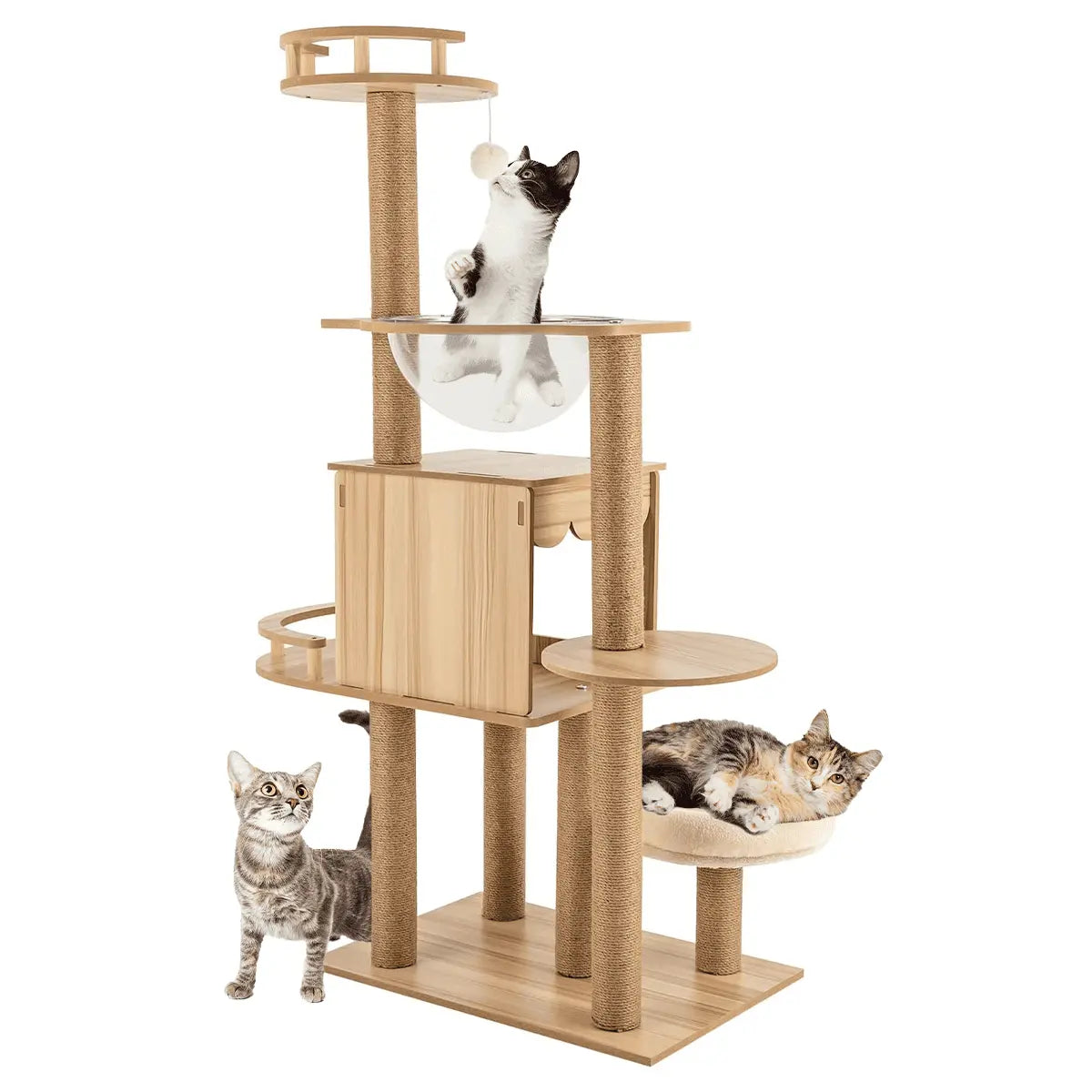 Castillo Para Gatos de 6 niveles Keru Keru