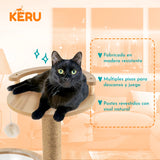 Castillo Para Gatos de 6 niveles Keru Keru