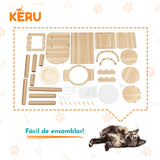 Castillo Para Gatos de 6 niveles Keru Keru