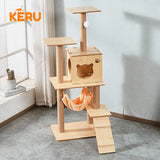 Castillo Rascador Para Gatos EC KERU Keru