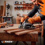 Cepillo Eléctrico Carpintería LERNEN - 220 V - 800 W - 82mm Lernen