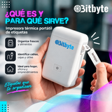 Impresora y Etiquetadora Térmica Portátil Mini Bitbyte