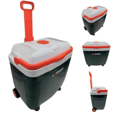 Cooler Pro Portátil con Ruedas 28 Lt 12v Para Autos O Enchufe Ac / Dc