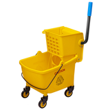Carro Estrujador De Aseo Mopa 24 litros Amarillo