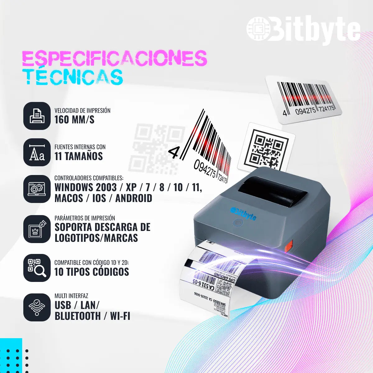 Impresora Térmica Etiquetas adhesivas T40IMP