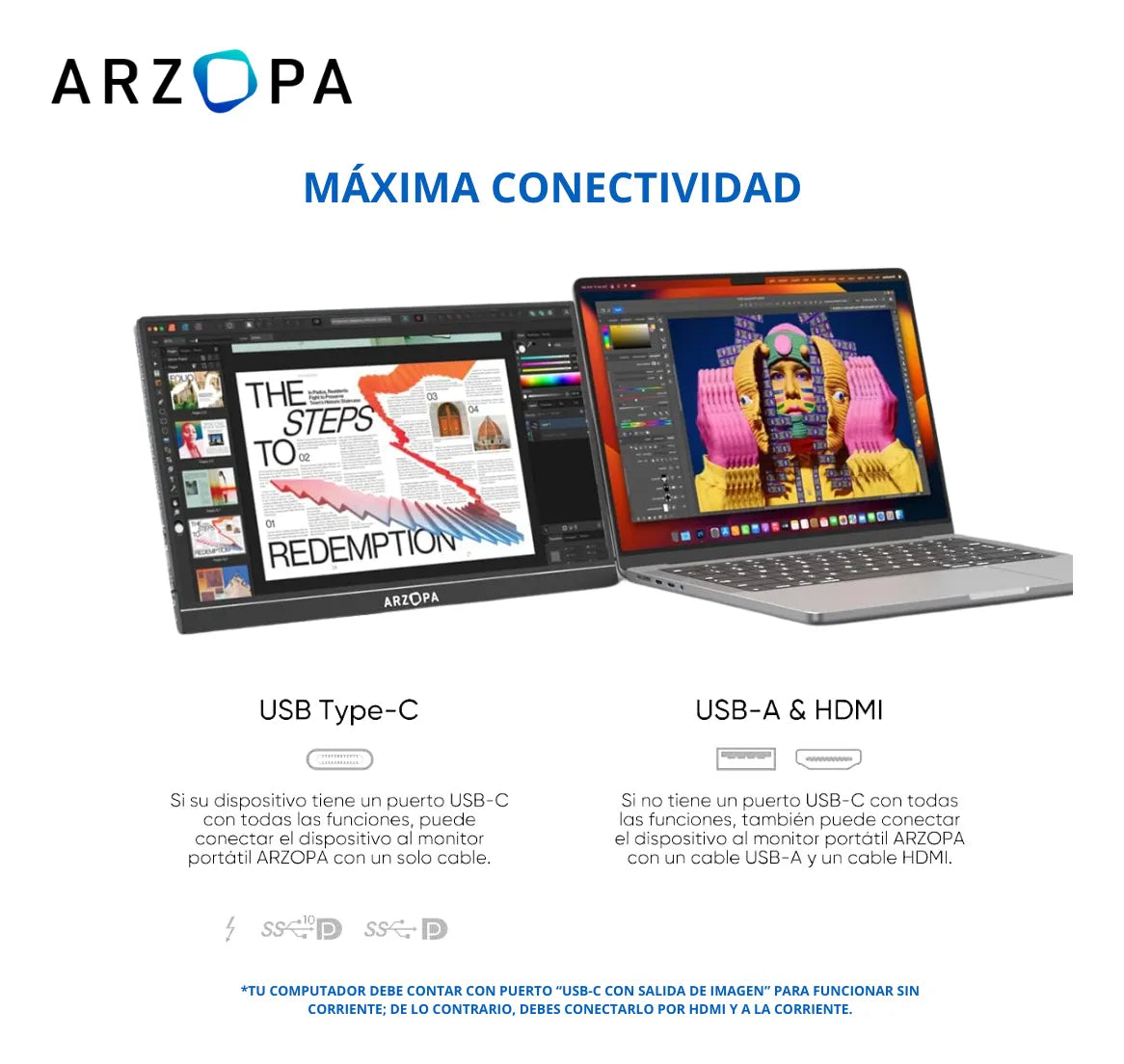 Monitor Portátil Arzopa Z1FC - 16.1" Arzopa