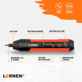Destornillador inalámbrico mini 3.6 V LERNEN Lernen