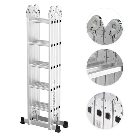 Escalera Multiproposito Plegable 20 Peldaños 5x4 Lernen Lernen