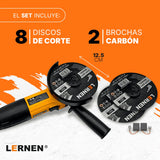 Esmeril Angular Eléctrico LERNEN 125mm – 720W Lernen