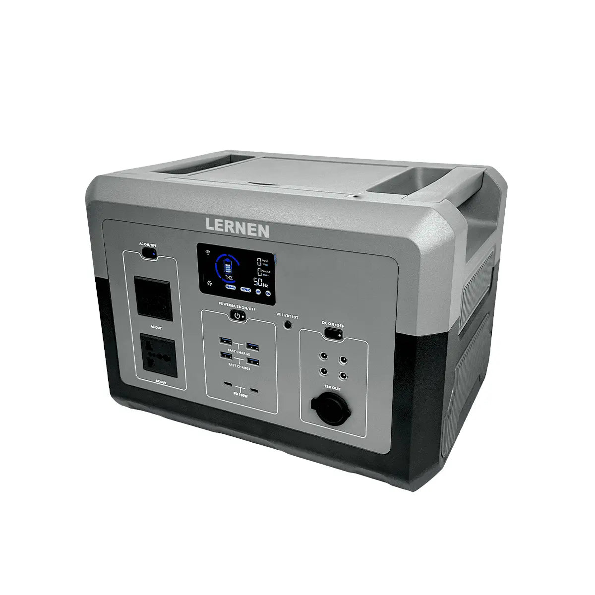 Estación De Energía Portátil Lernen 1.500w Generador Eléctrico Lernen