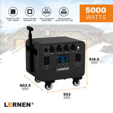 Estación De Energía Portátil Lernen 5000w Generador Eléctrico Lernen