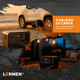 Estación De Energía Portátil Lernen 700w Generador Eléctrico Lernen