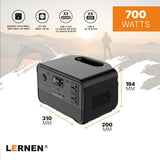 Estación De Energía Portátil Lernen 700w Generador Eléctrico Lernen