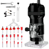 Fresadora Router Tupi 6-6.35mm LERNEN- 220v 50hz - 550w + 18 Fresas!