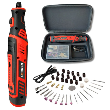Herramienta Grabado Multipropósito Inalámbrico LERNEN + 85 Accesorios. Lernen