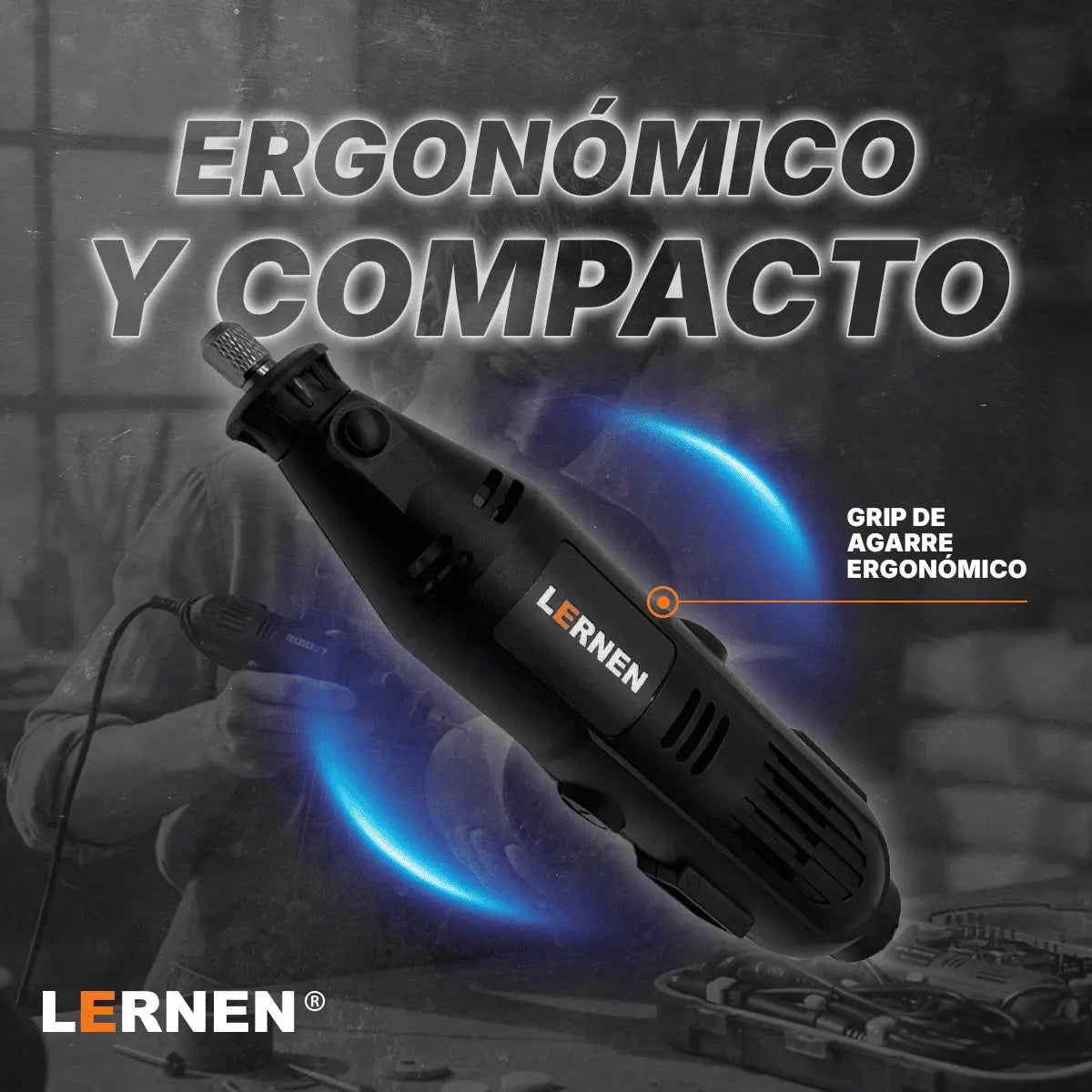 Herramienta Multipropósito Kit Minitorno Tipo Dremel 135w 211 Piezas Lernen
