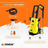 Hidrolavadora 1600w con Espumador y Ruedas LERNEN Lernen