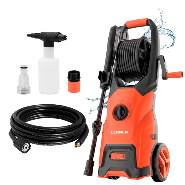 Hidrolavadora 1800w con Espumador y Ruedas LERNEN Lernen