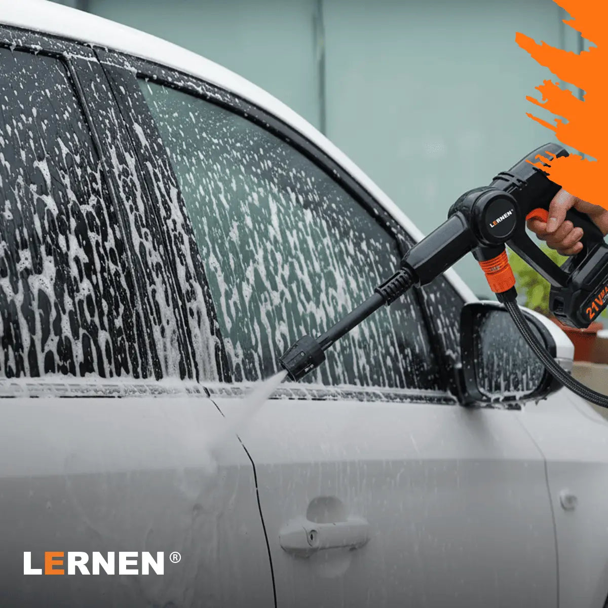 Hidrolavadora Inalámbrica PRO Lernen + 2 baterías + Accesorios Lernen