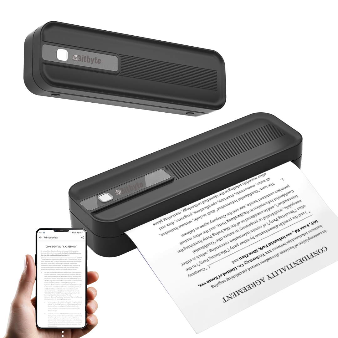 Impresora Térmica Portátil Negra Bitbyte Bitbyte