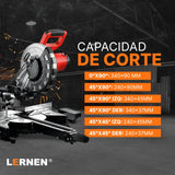 Ingleteadora Eléctrica Dual 1800W Lernen Lernen