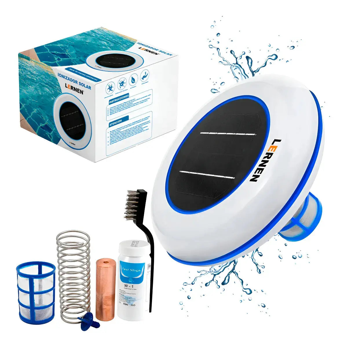 Ionizador Solar Para Piscina LERNEN + Accesorios - 130.000 Litros Lernen