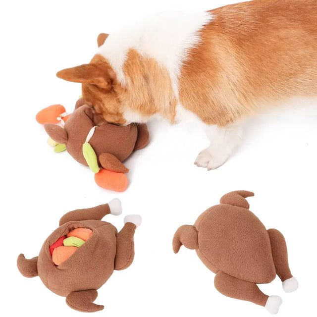 Juguete de peluche interactivo para mascotas - Pollo