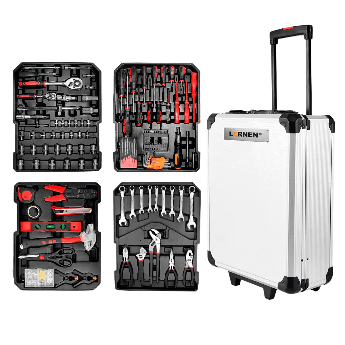 Kit Herramientas Manuales Pro Lernen 187 pcs Lernen