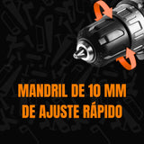Kit Taladro Destornillador Inalámbrico LERNEN 21v + 2 Baterías Lernen