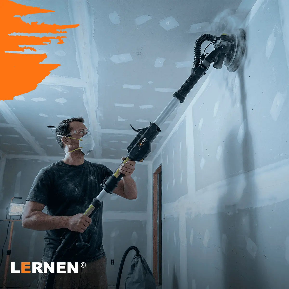 Lijadora De Pared, Piso Y Techo Industrial 750W Lernen