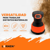 Lijadora Roto Orbital Lernen 350 W - Con Lijas De Repuesto Lernen