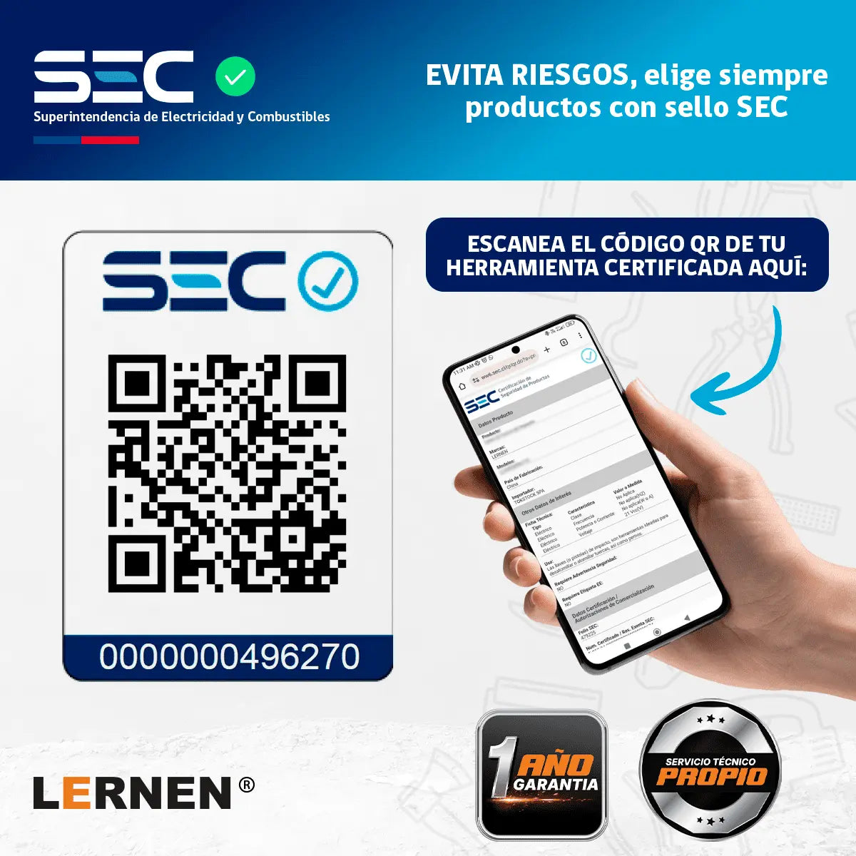 Lijadora Roto Orbital Lernen 350 W - Con Lijas De Repuesto Lernen