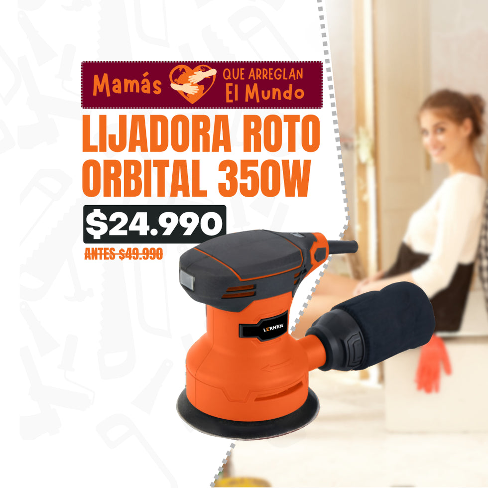 Lijadora Roto Orbital 350W Lernen