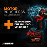 Llave Impacto 1/2 Lernen 21 V + 2 Baterías Lernen