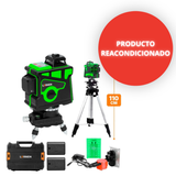 [Reacondicionado] Nivel Laser Profesional 12 Líneas LERNEN + Maletín + Trípode