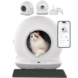 Arenero Inteligente Automático WiFi para Gatos con App - Autolimpiante Keru