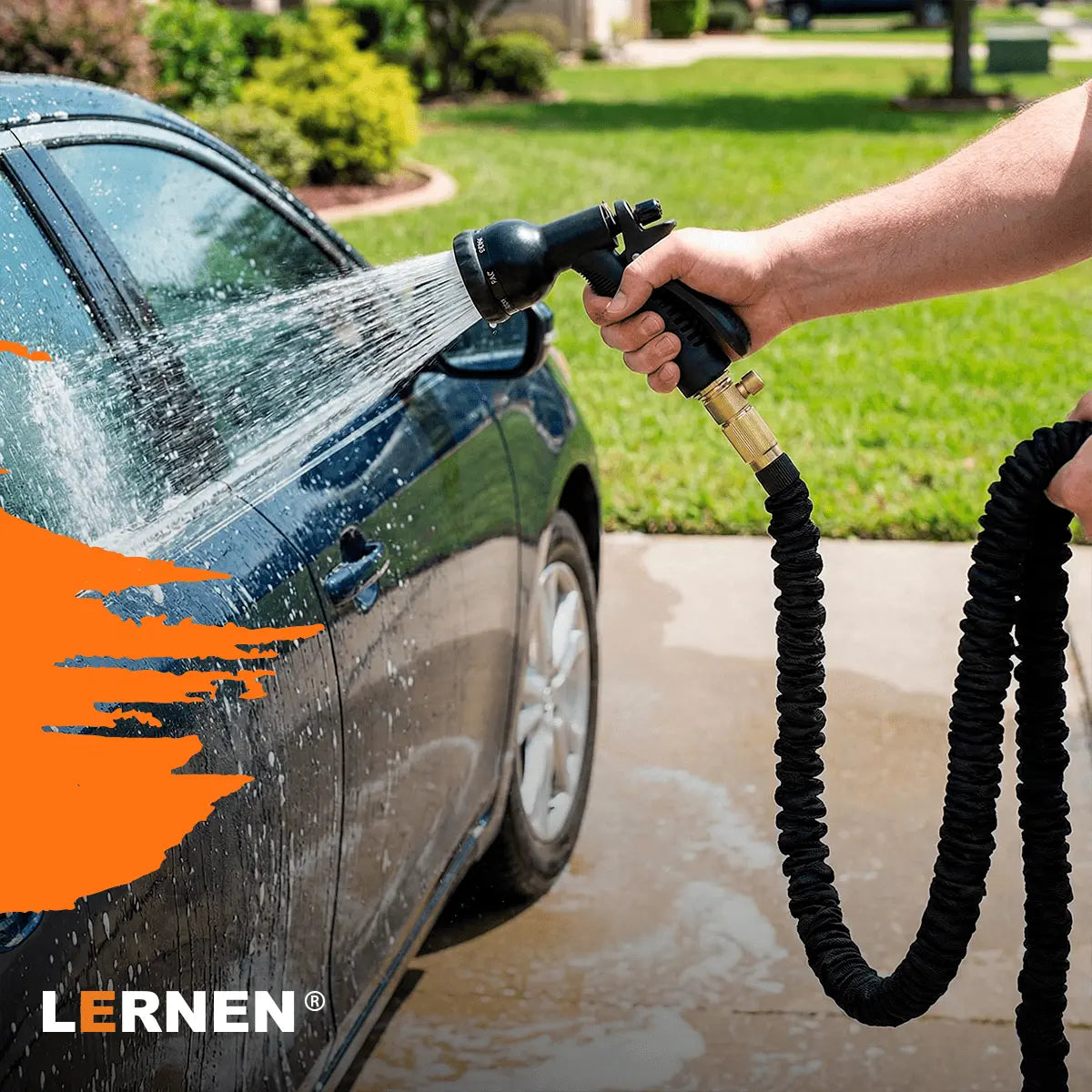 Manguera Expandible de Jardín con Pistola de Riego Lernen