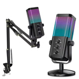 Micrófono de Streaming Podcast RGB Bitbyte M7 Gamer Bitbyte