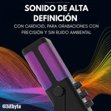 Micrófono de Streaming  Podcast RGB Bitbyte