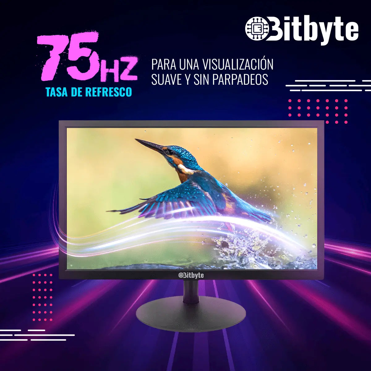 Monitor Bitbyte 24″ Full HD (1920×1080) Bitbyte