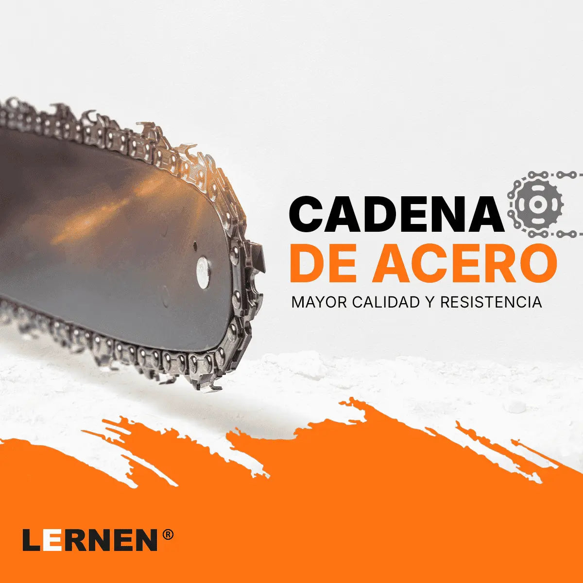 Motosierra Podadora Eléctrica 4 pulgadas LERNEN + 2 Baterías Lernen