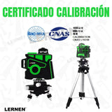 Nivel Laser Profesional 12 Líneas LERNEN + Maletín + Trípode Lernen