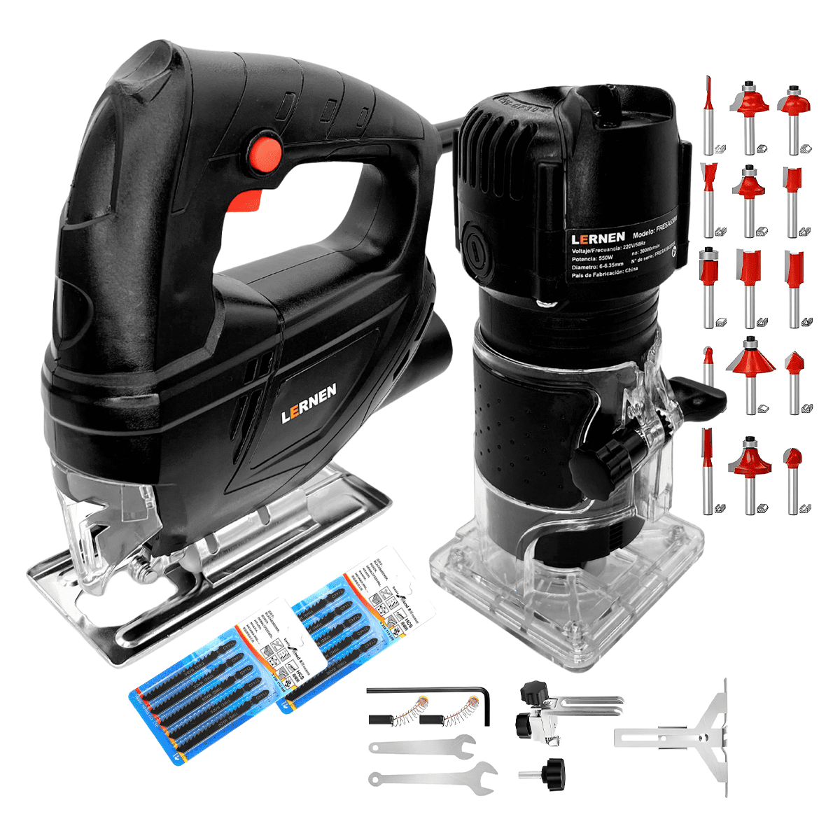 Pack Sierra Caladora + Cepillo Eléctrico