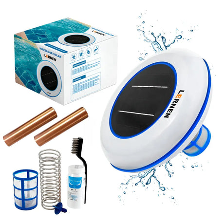 Pack Ionizador De Piscina + 1 Ánodo De Cobre de repuesto + Accesorios (130.000 litros) Lernen